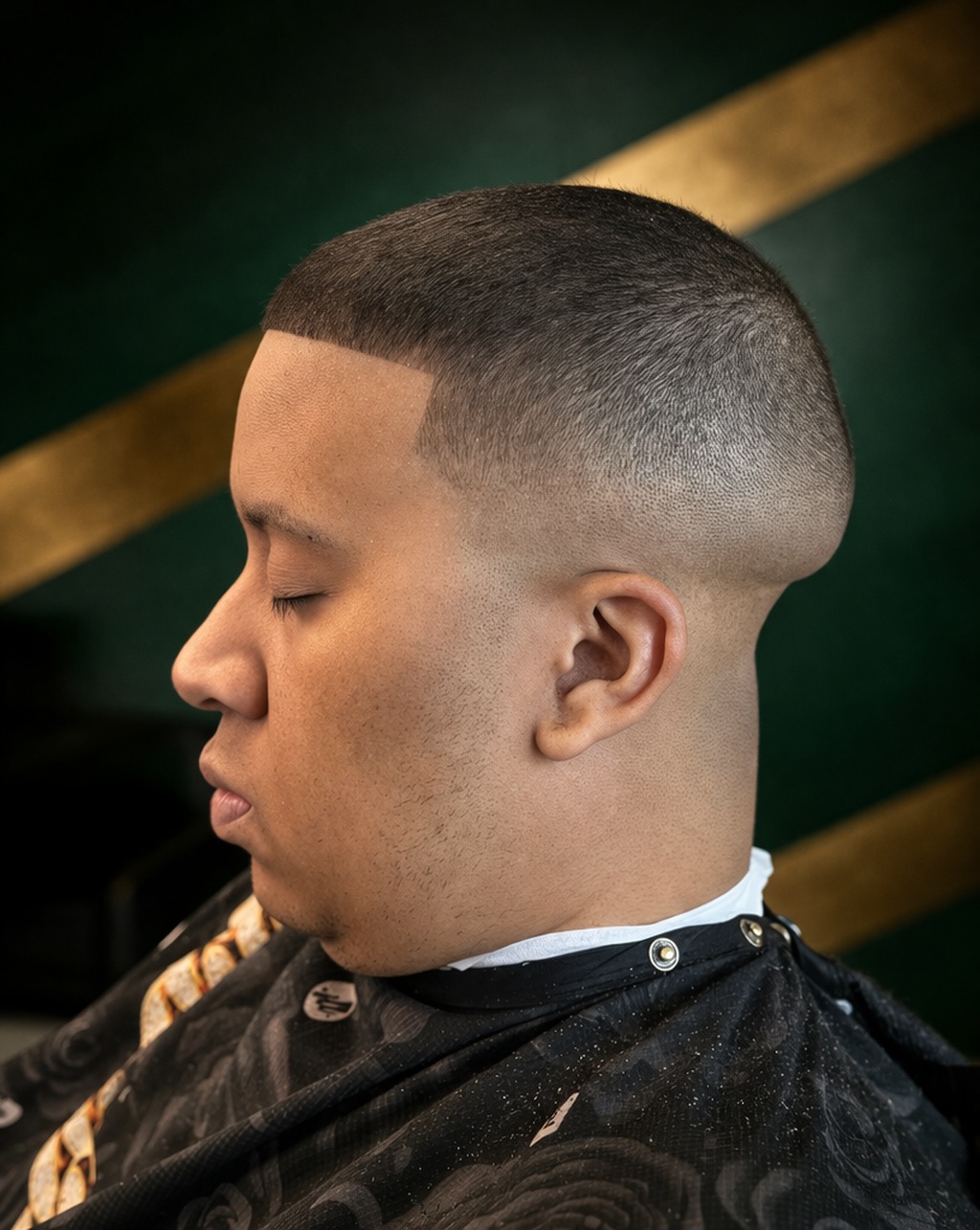 Sharp wave cut and clean fade